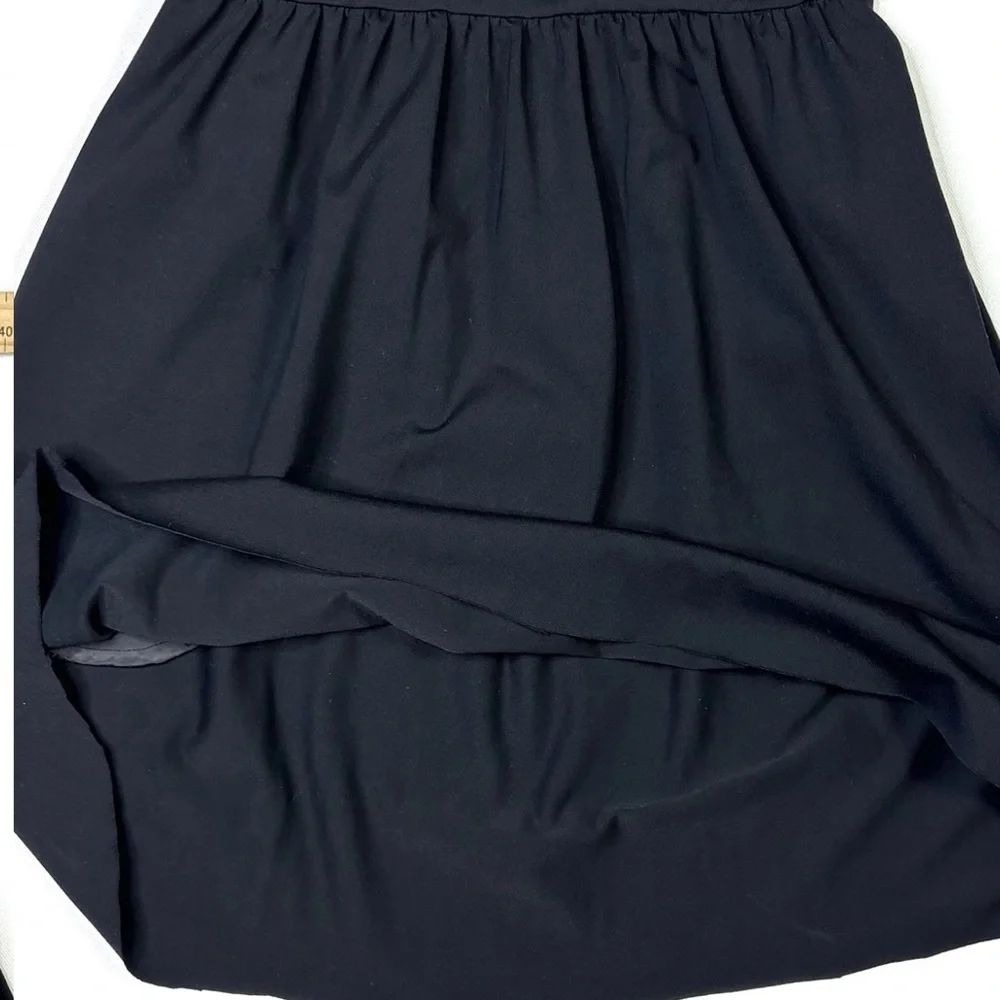 Cynthia Rowley Dress Women’s Small Black Sleeveless Zip Stretch A-Line - Picture 8 of 12